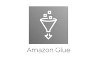 AWS GLUE logo gris
